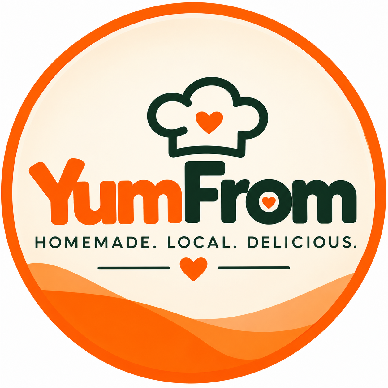 YumFrom house and heart logo